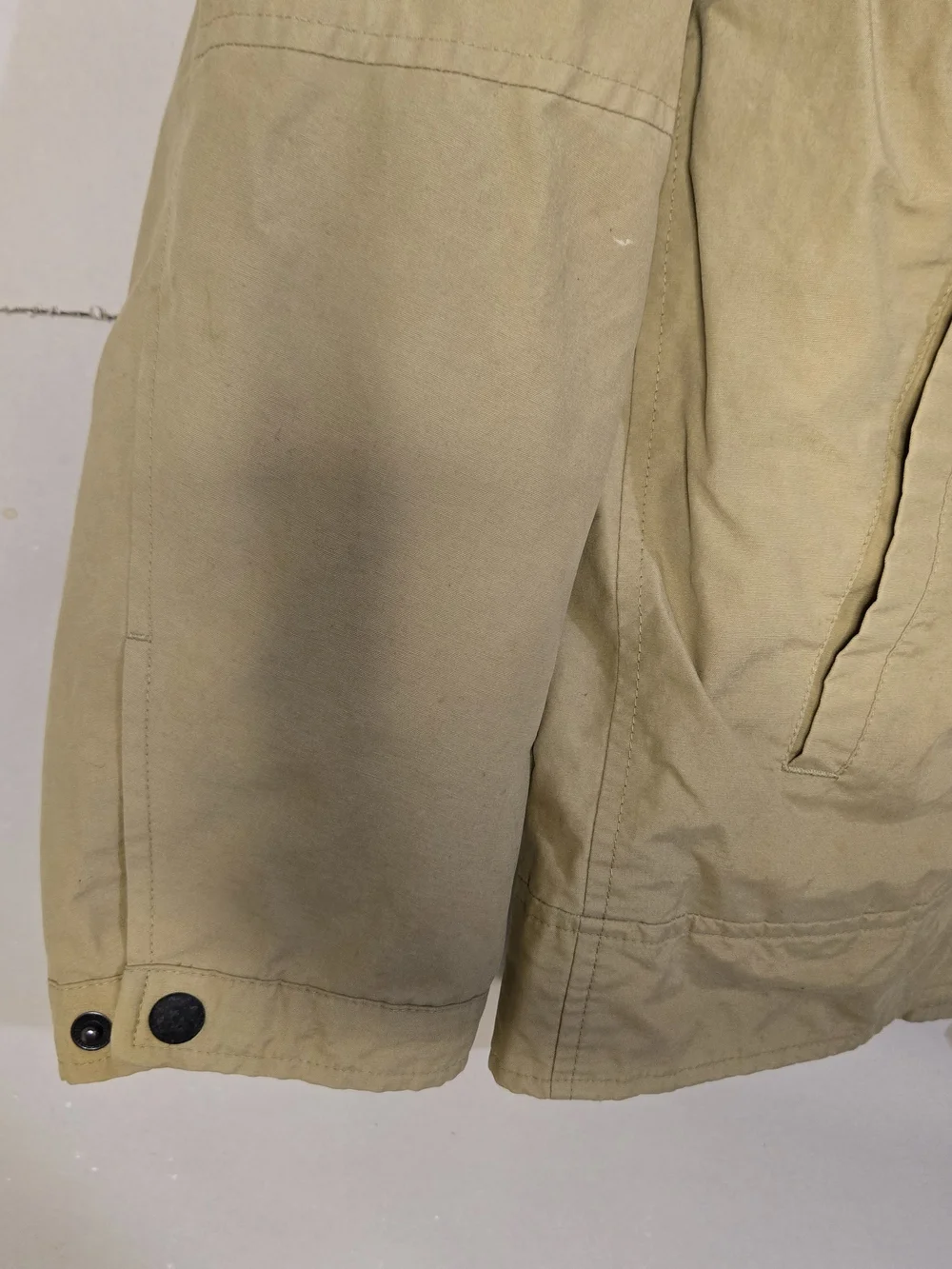 Timberland Men's Stone Beige Zip-Up Jacket